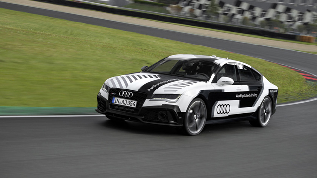 Self-Driving Audi RS7 Races Human Drivers and Wins